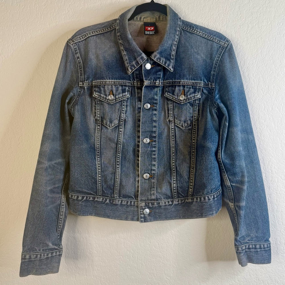 DIESEL Kim Bis Vintage Denim Jacket Womens L